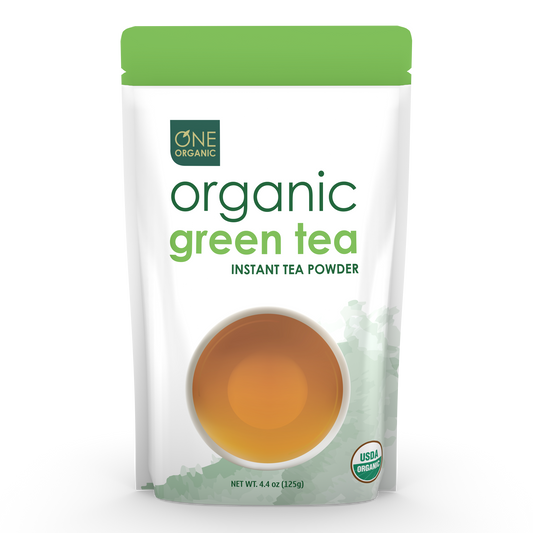 ONE ORGANIC Green Instant Tea Powder 4.4 oz (125g)