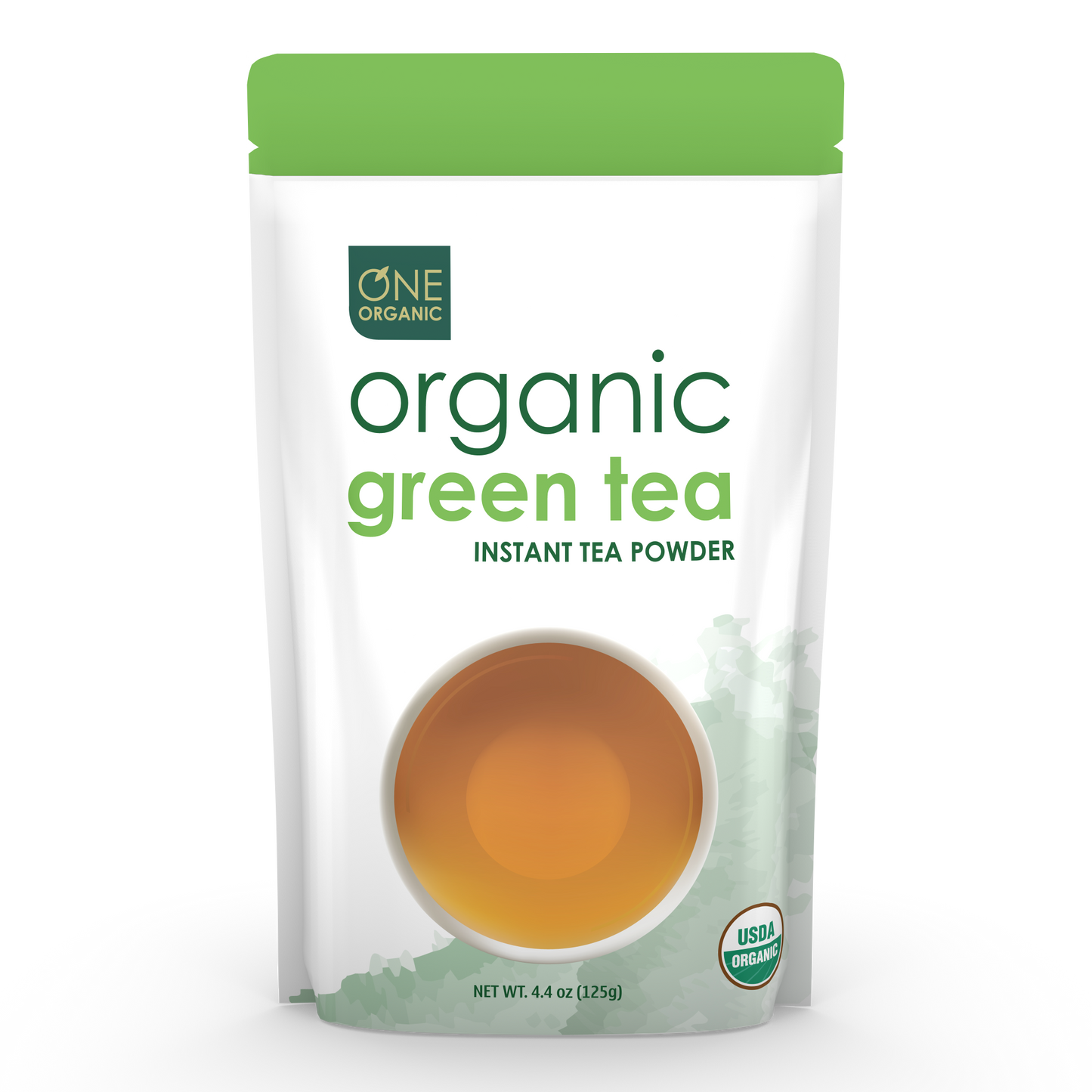 ONE ORGANIC Green Instant Tea Powder 4.4 oz (125g)