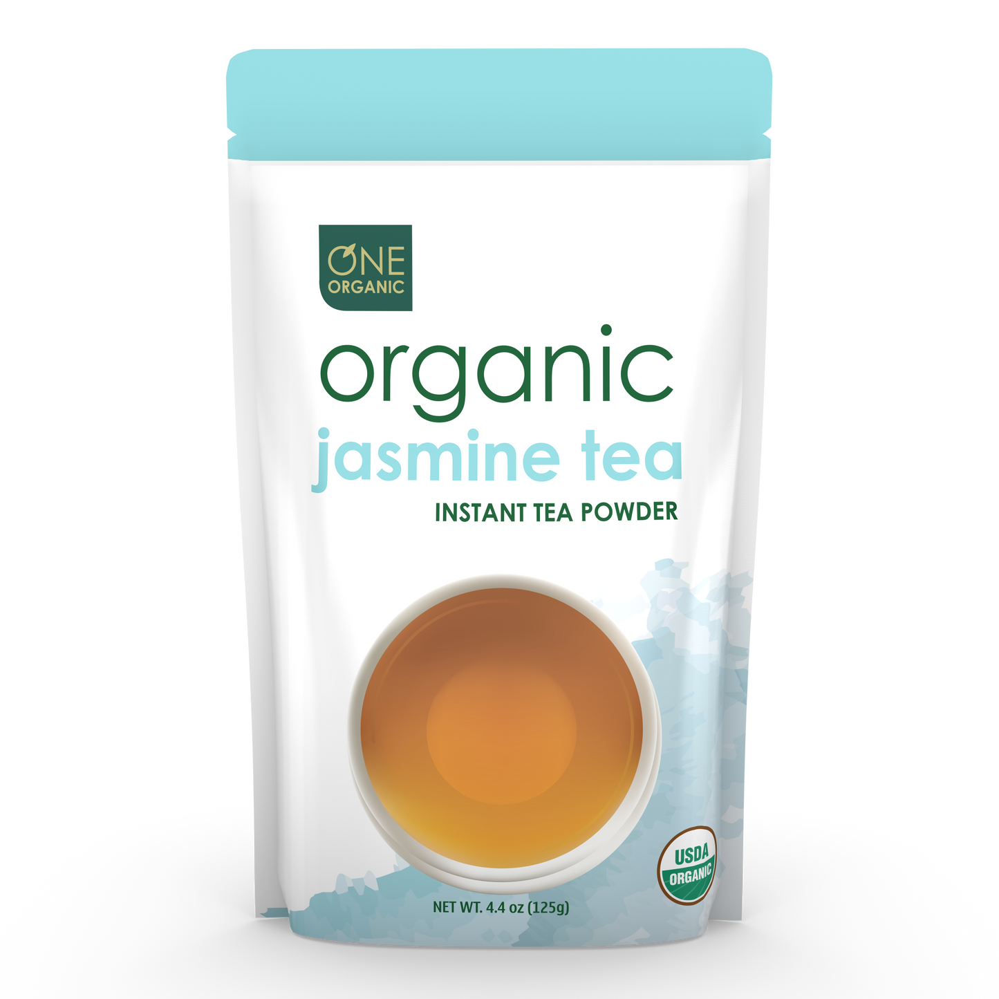 ONE ORGANIC Jasmine Instant Tea Powder 4.4 oz (125g)