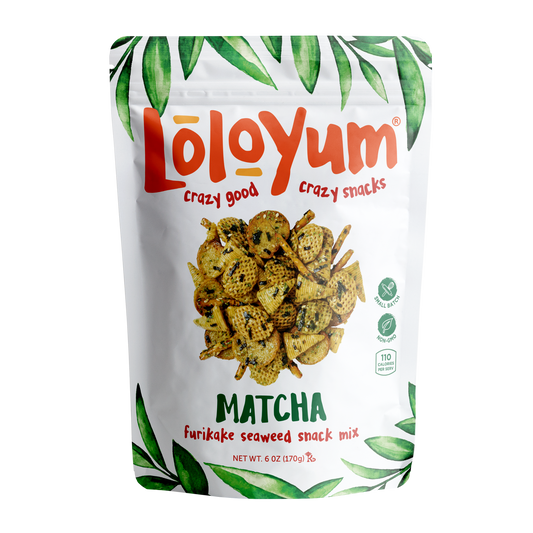 LoloYum Matcha Furikake Seaweed Snack Mix (6 oz)