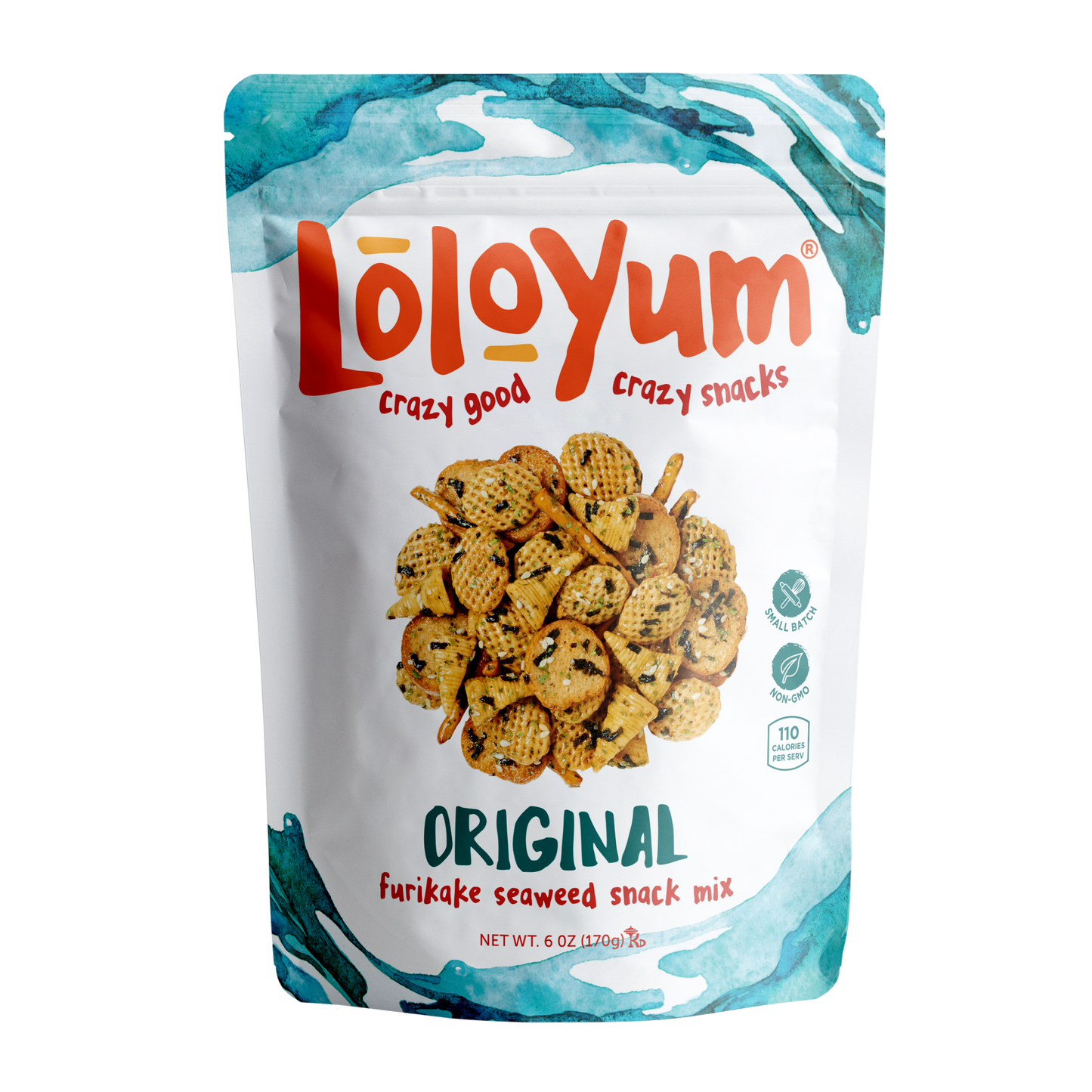 LoloYum Original Furikake Seaweed Snack Mix (6 oz)