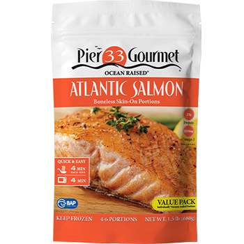 Pier 33 Gourmet Atlantic Salmon, Value Pack