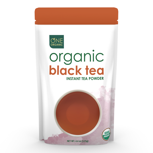 ONE ORGANIC Black Instant Tea Powder 4.4 oz (125g)